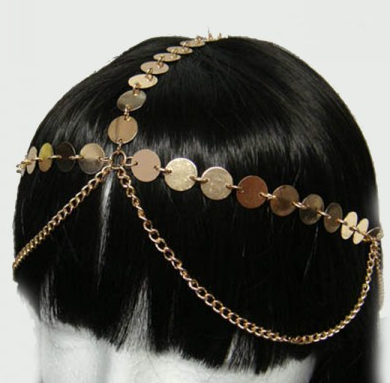 1016 Head Jewelry Chain GOLD - CLEARANCE
