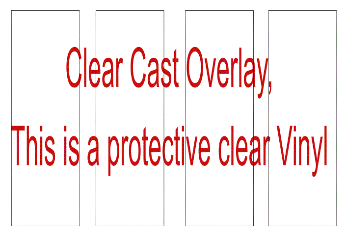Clear Overlay Pen Wrap (4pack)