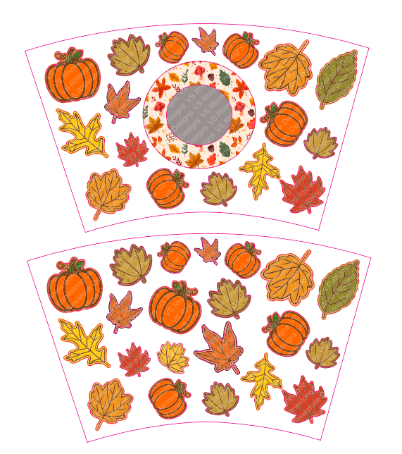 Fall/Halloween Cold Cup Wraps