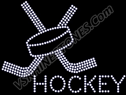 Hockey Stick and Pucks - CAR DECAL