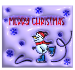 Merry Snowman Full Color Skinny Tumbler Wrap