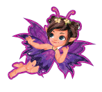 Purple Fairy Decal