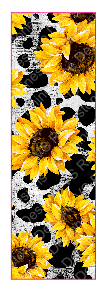 Sunflowers and Cow Clear Cast Pen Wrap