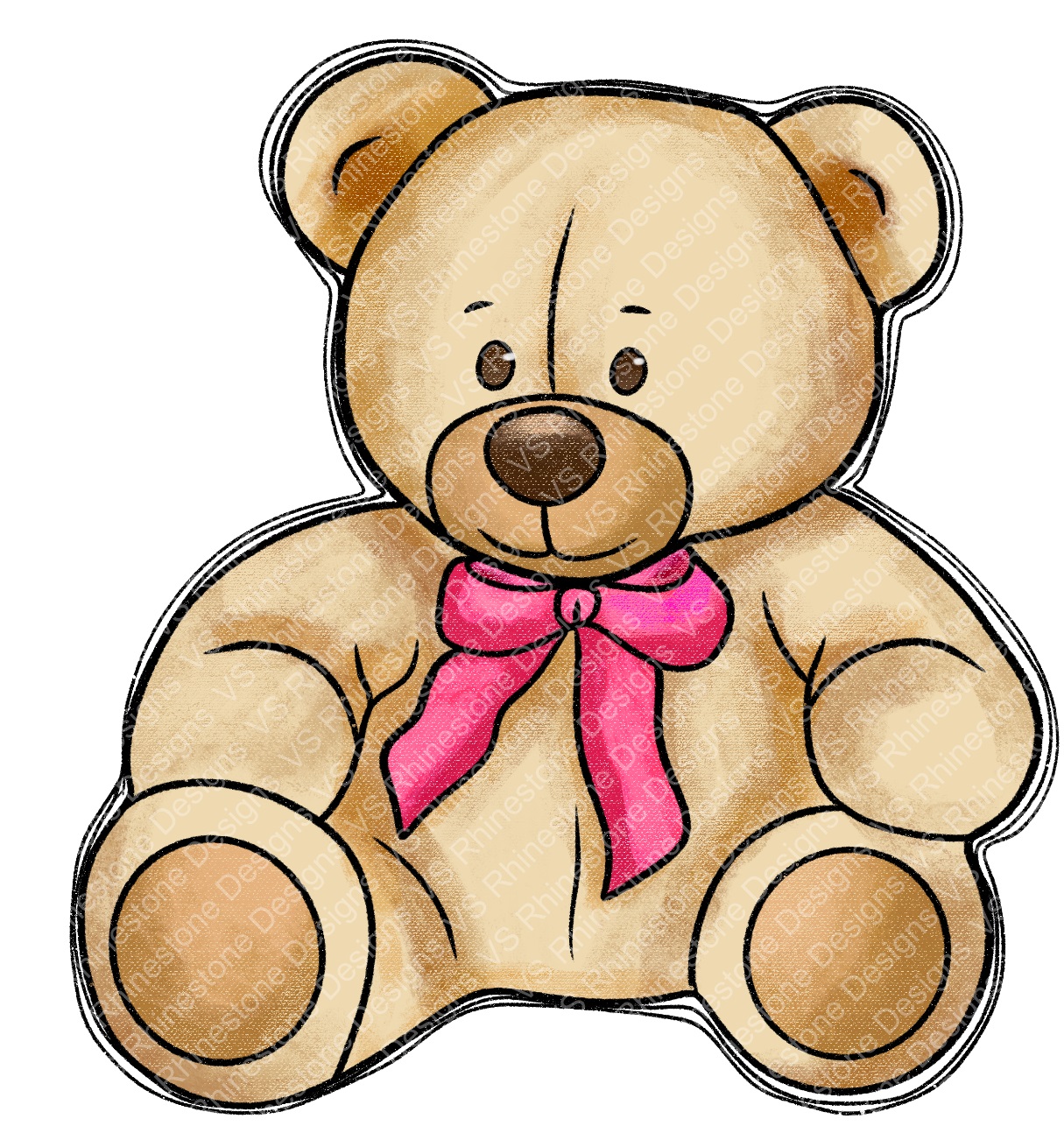 Teddy Bear SUBLIMATION PRINT