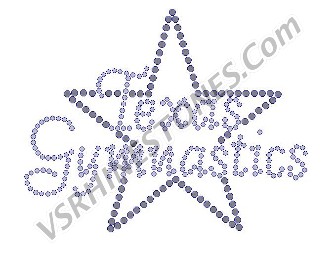 Texas Gymnastics Rhinestone Transfer