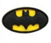Bat Symbol Croc Charm