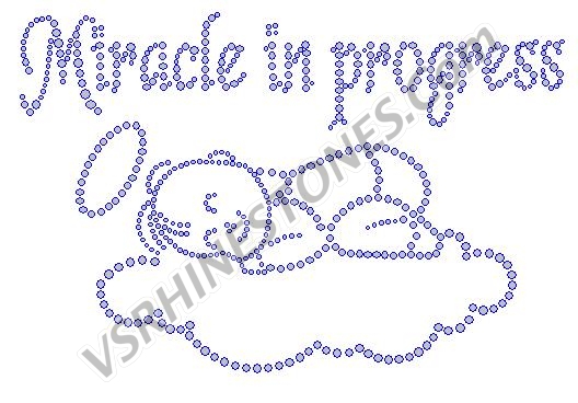 Miracle in Progress Rhinestone Transfer - Click Image to Close