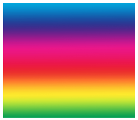 Rainbow Horizontal Skinny Tumbler Wrap