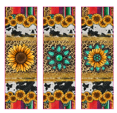 Western Serape HOLOGRAPHIC Sunflower PW Collection - 3 piece